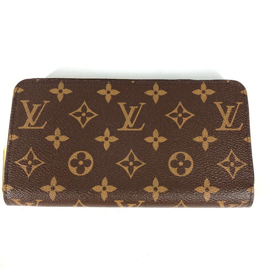 LOUIS VUITTON M41895 Monogram Zippy Wallet, Round Zipper Long Wallet, Monogram Canvas, Women's, Fuchsia Brown