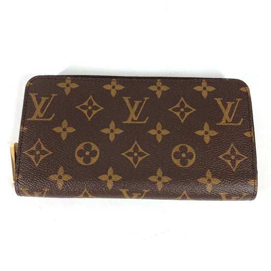 LOUIS VUITTON M42616 Monogram Zippy Wallet, Round Zipper Long Wallet, Monogram Canvas, Women's, Brown