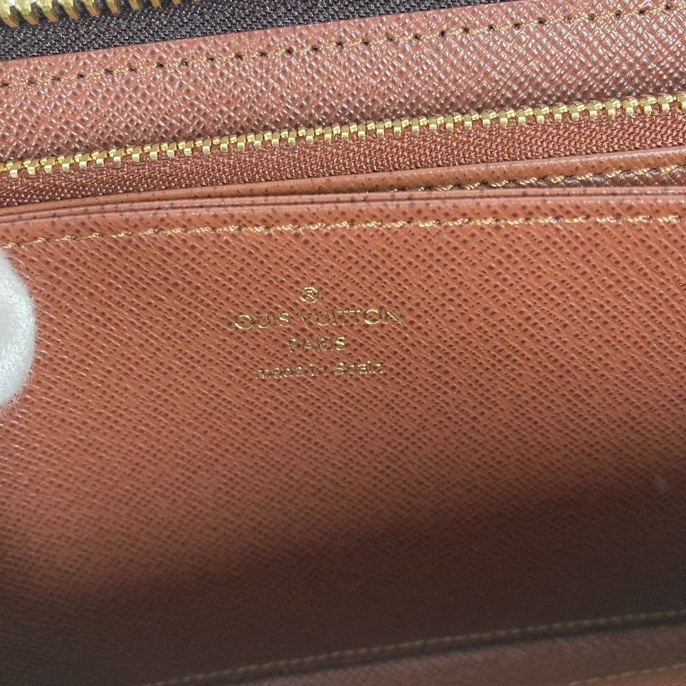 LOUIS VUITTON M42616 Monogram Zippy Wallet, Round Zipper Long Wallet, Monogram Canvas, Women's, Brown