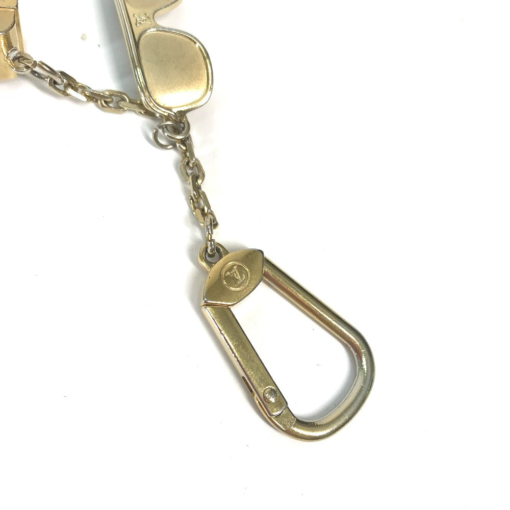 LOUIS VUITTON M65383 眼鏡 鉄砲 サングラス ポルトクレ カンヌ バッグチャーム キーホルダー メタル メンズ ゴールド