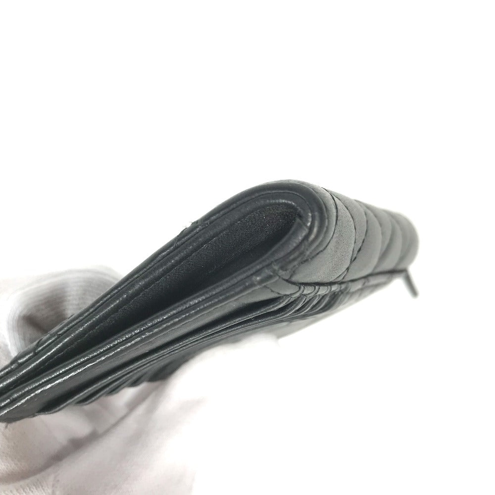 CHANEL AP3179 ソーブラック CC ココマーク マトラッセ フラグメントケース 財布 小銭入れ コインケース レザー レディース ブラック - brandshop-reference