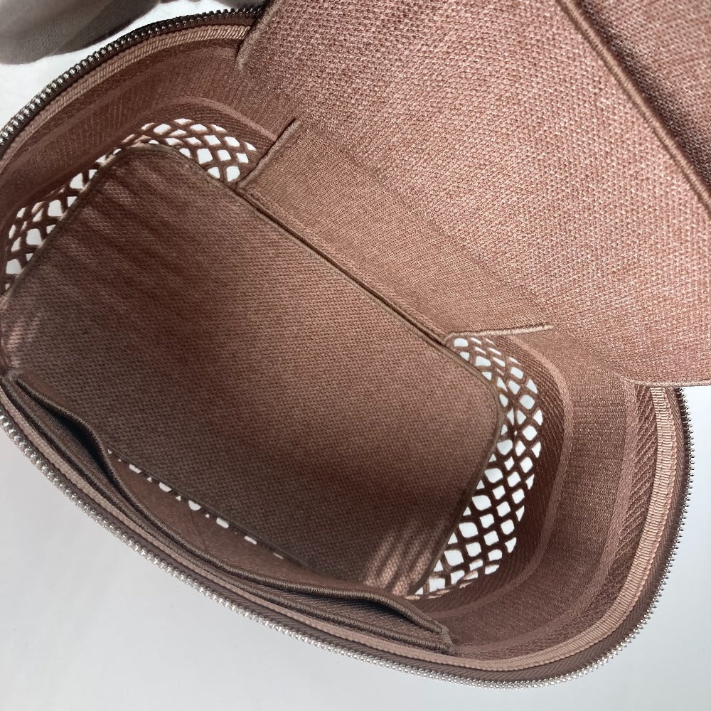 Christian Dior ロゴ メッシュ バニティバッグ カバン ハンドバッグ キャンバス レディース ピンク - brandshop-reference