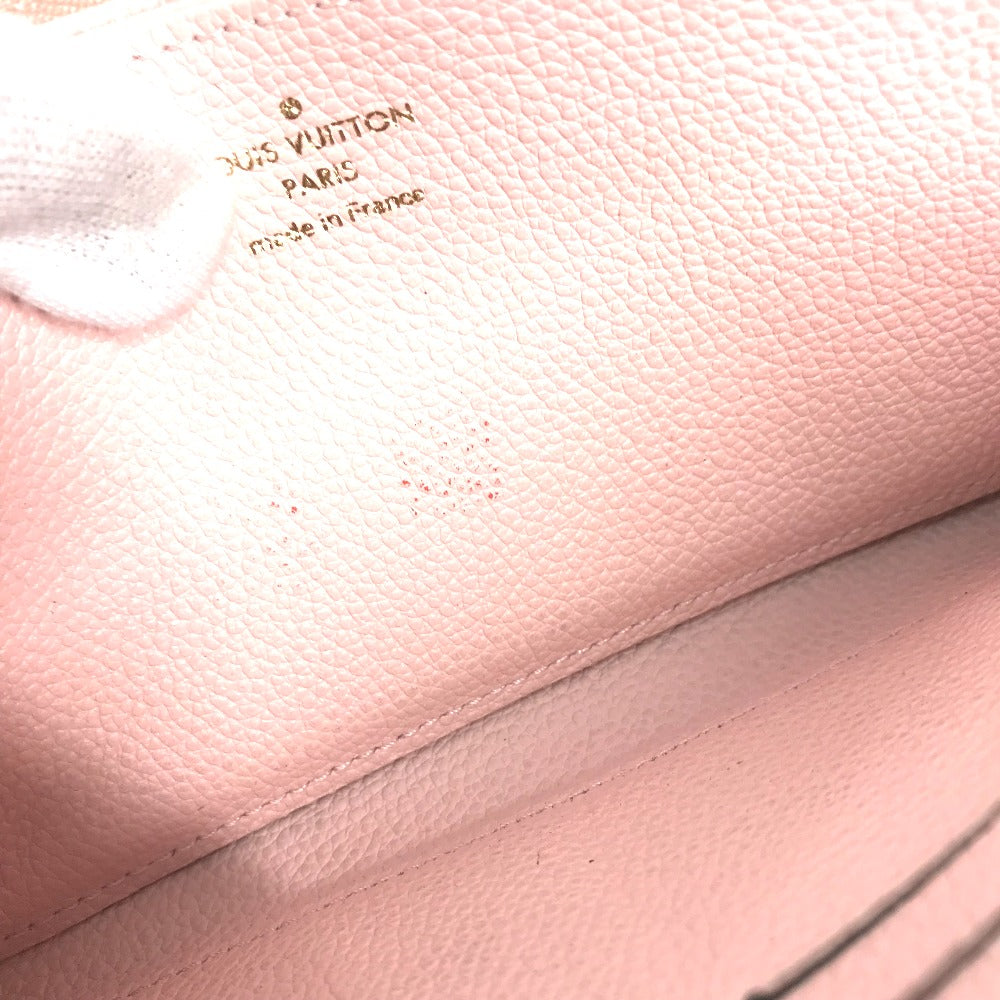 LOUIS VUITTON M80403 モノグラムアンプラント バイ・ザ・プール ジッピーウォレット ラウンドファスナー 長財布 モノグラムアンプラントレザー メンズ ブトンドローズ ピンク