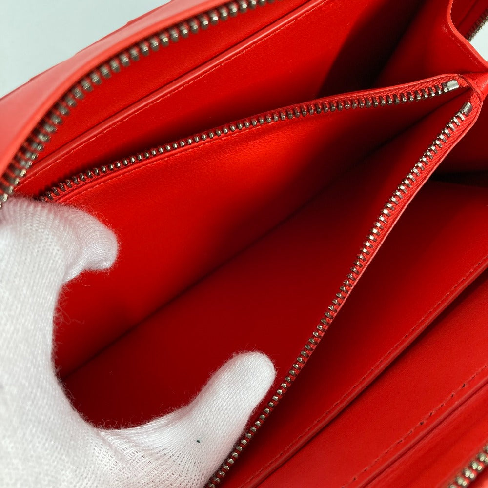 BOTTEGA VENETA 650524 カバン イントレチャート セカンドバッグ ストラップ付 クラッチバッグ レザー メンズ トマト レッド