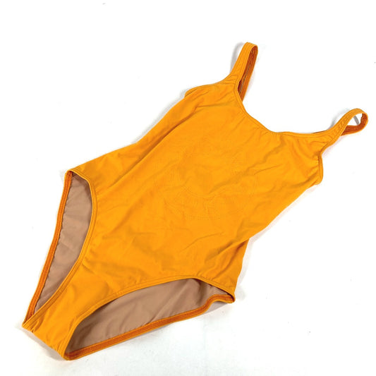 HERMES パンチング ロゴ スイムウェア 水着 ナイロン レディース オレンジ - brandshop-reference