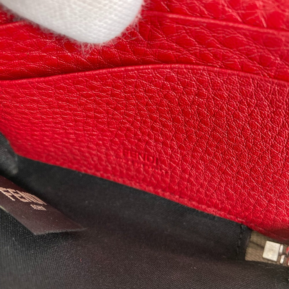 FENDI 7M0330 フラグメントケース 財布 ロゴ 財布 小銭入れ L字ファスナー コインケース レザー メンズ - brandshop-reference