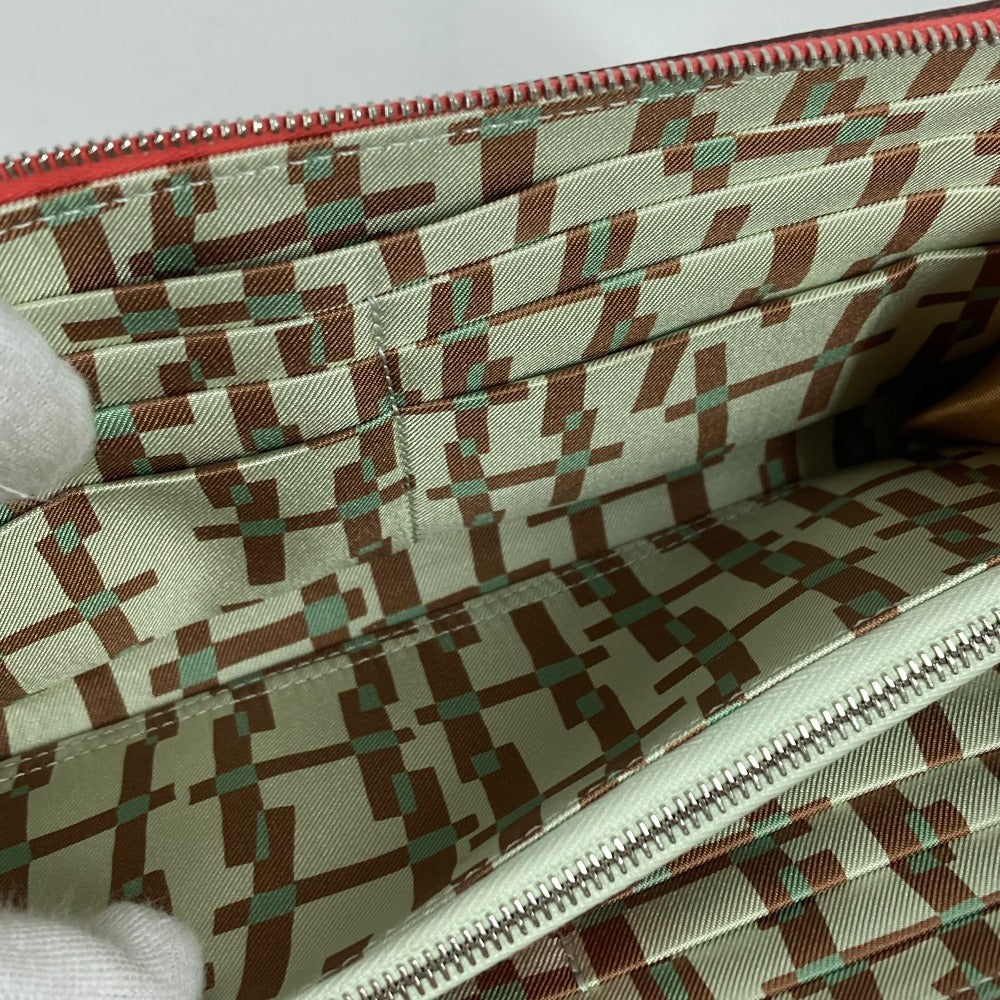 HERMES アザップロング シルクイン ラウンドファスナー 長財布 エプソン レディース ローズテキサス ピンク - brandshop-reference