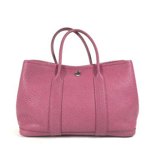 HERMES Garden Party TPM Bag, Negonda Tote Bag, Women's, Tosca, Purple