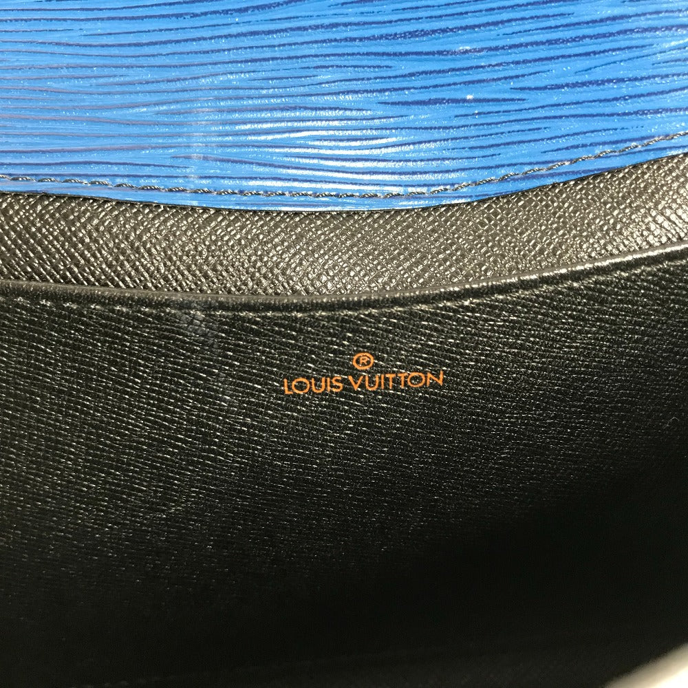 LOUIS VUITTON M52635 エピ アールデコ ポーチ カバン セカンドバッグ クラッチバッグ エピレザー レディース トレドブルー ブルー