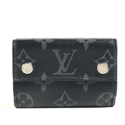 LOUIS VUITTON M67630 モノグラムエクリプス ディスカバリー コンパクト コンパクトウォレット 3つ折り財布 モノグラムエクリプスキャンバス メンズ ブラック