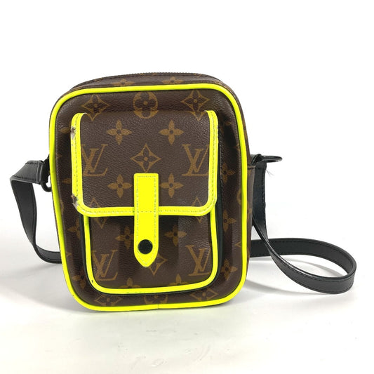 LOUIS VUITTON M80793 Monogram Macassar Christopher Wearable Wallet Crossbody Pouch Bag Shoulder Bag Monogram Canvas Men's Brown