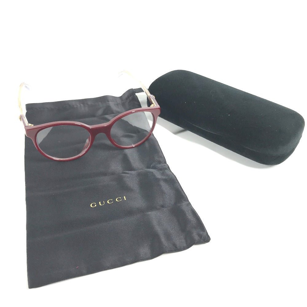GUCCI GG0487OA Fashion Glasses, Eyewear, GG Logo, Plastic, Unisex, Gold