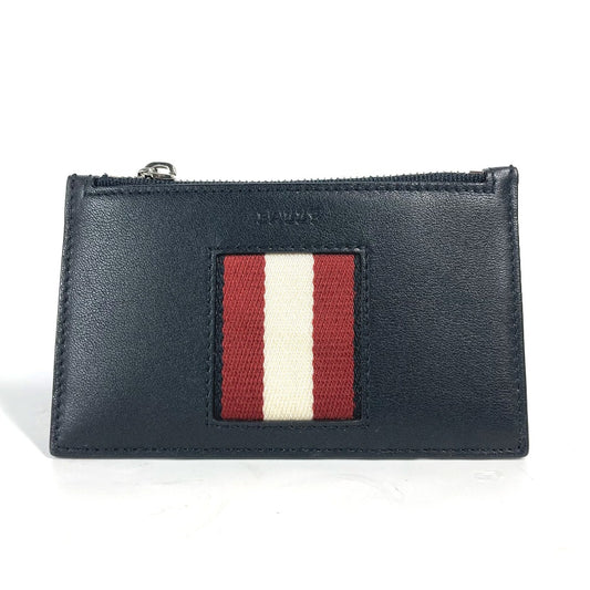 BALLY BABE.HP カードケース ロゴ フラグメントケース 財布 小銭入れ コインケース レザー メンズ ブラック - brandshop-reference