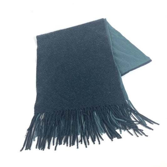 HERMES Two-tone Fringe Cashmere Scarf Men's Scarf