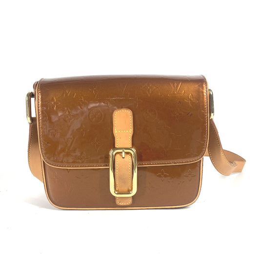 LOUIS VUITTON M91107 モノグラムヴェルニ クリスティGM カバン 斜め掛け ポシェット ショルダーバッグ モノグラムヴェルニキャンバス レディース ブロンズ ブラウン - brandshop-reference