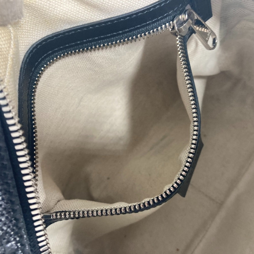 GUCCI 626363 Pochette with GG Embossed Logo, Crossbody Bag, Shoulder Bag, Leather, Unisex, Black