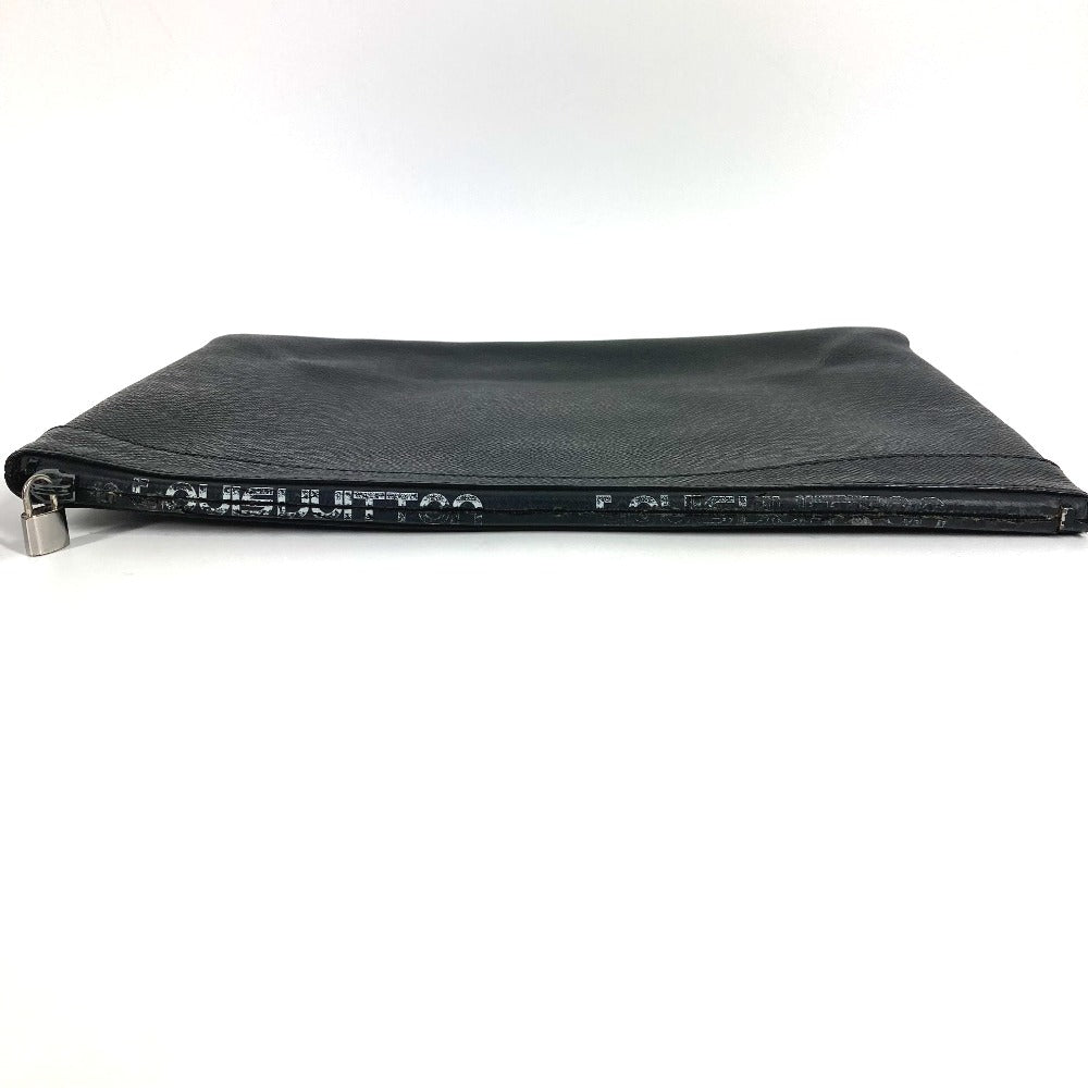 LOUIS VUITTON M30086 Taiga Pochette Apollo Pouch Bag Second Bag Clutch Bag Taiga Leather Men's Ardoise Black
