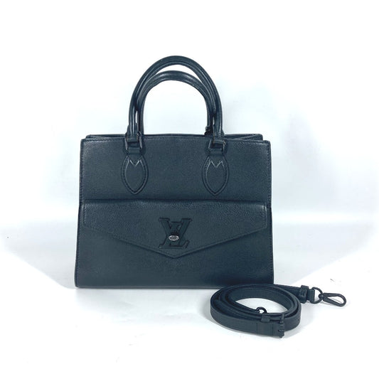 LOUIS VUITTON M55845 トートバッグ ショルダーバッグ ロックミー トートPM 2WAYバック ハンドバック 斜め掛け カバン ハンドバッグ グレインカーフレザー レディース ノワール ブラック - brandshop-reference