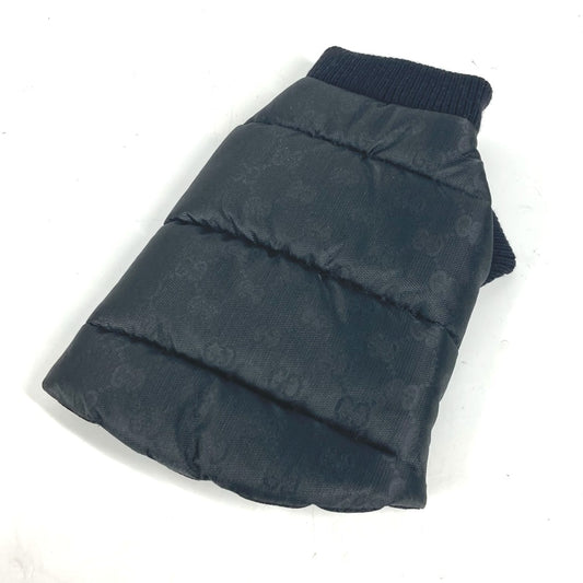 GUCCI 犬 ワンちゃん わんちゃん GG ペット服 ドッグ コート ダウン トップスその他 ポリアミド ユニセックス ブラック - brandshop-reference