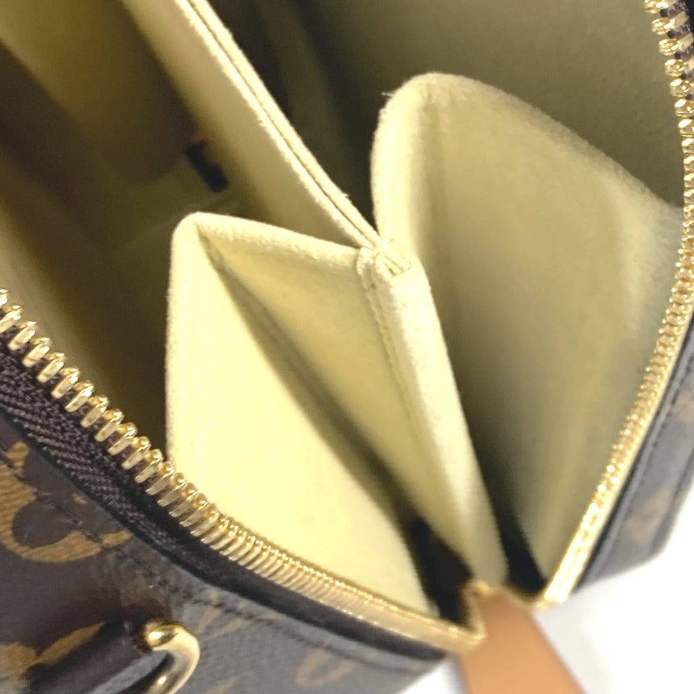 LOUIS VUITTON M68623 Monogram Valisette Vertical Crossbody Bag, Pochette, Handbag, 2-Way Bag, Shoulder Bag, Monogram Canvas, Unisex, Brown