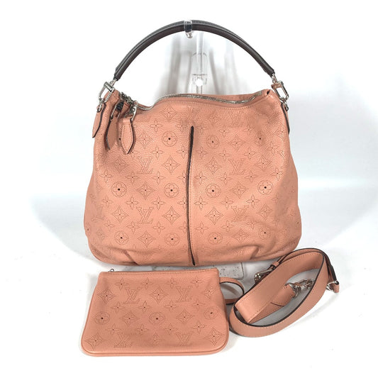 LOUIS VUITTON M94276 Monogram Mahina Selene PM Crossbody Bag, Tote Bag, Handbag, 2-Way Bag, Shoulder Bag, Monogram Mahina Leather, Women's, Rose Pink