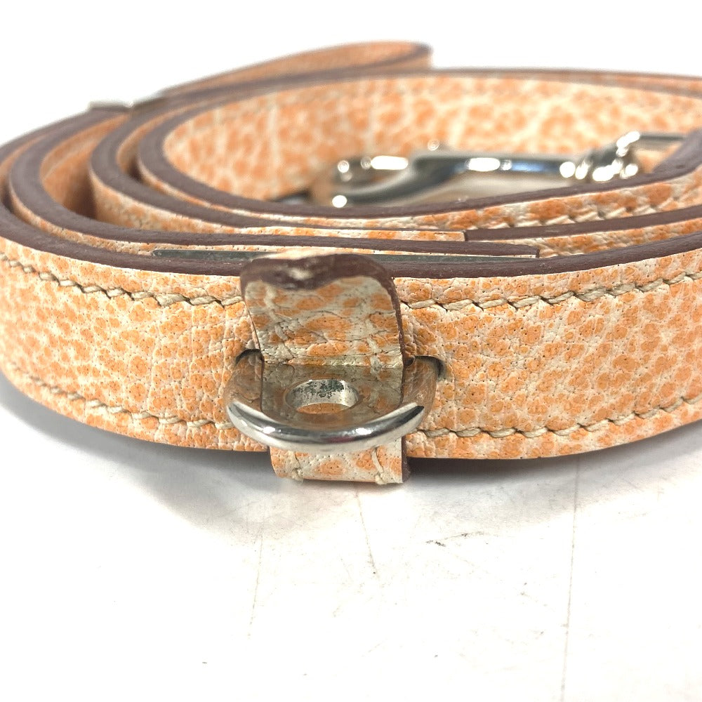 HERMES Buffle Skipper Dog Lead, Unisex, Orange, for Dalmatians and Pet Dogs