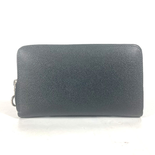 BVLGARI ブルガリブルガリ ラウンドファスナー 長財布 レザー ユニセックス ブラック - brandshop-reference