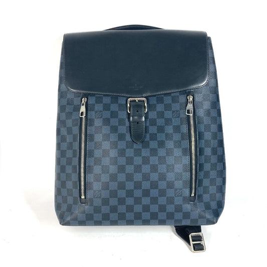 LOUIS VUITTON N41586 ダミエコバルト ニューポート カバン バックパック フラップ リュックサック ダミエコバルトキャンバス ユニセックス ネイビー - brandshop-reference