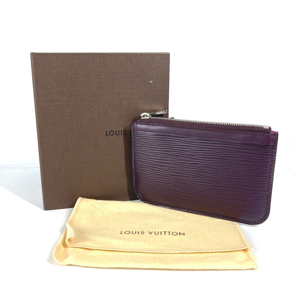 LOUIS VUITTON M6660K エピ ポシェット クレ NM 小銭入れ 財布 キーリング付き コインケース エピレザー ユニセックス カシス パープル - brandshop-reference