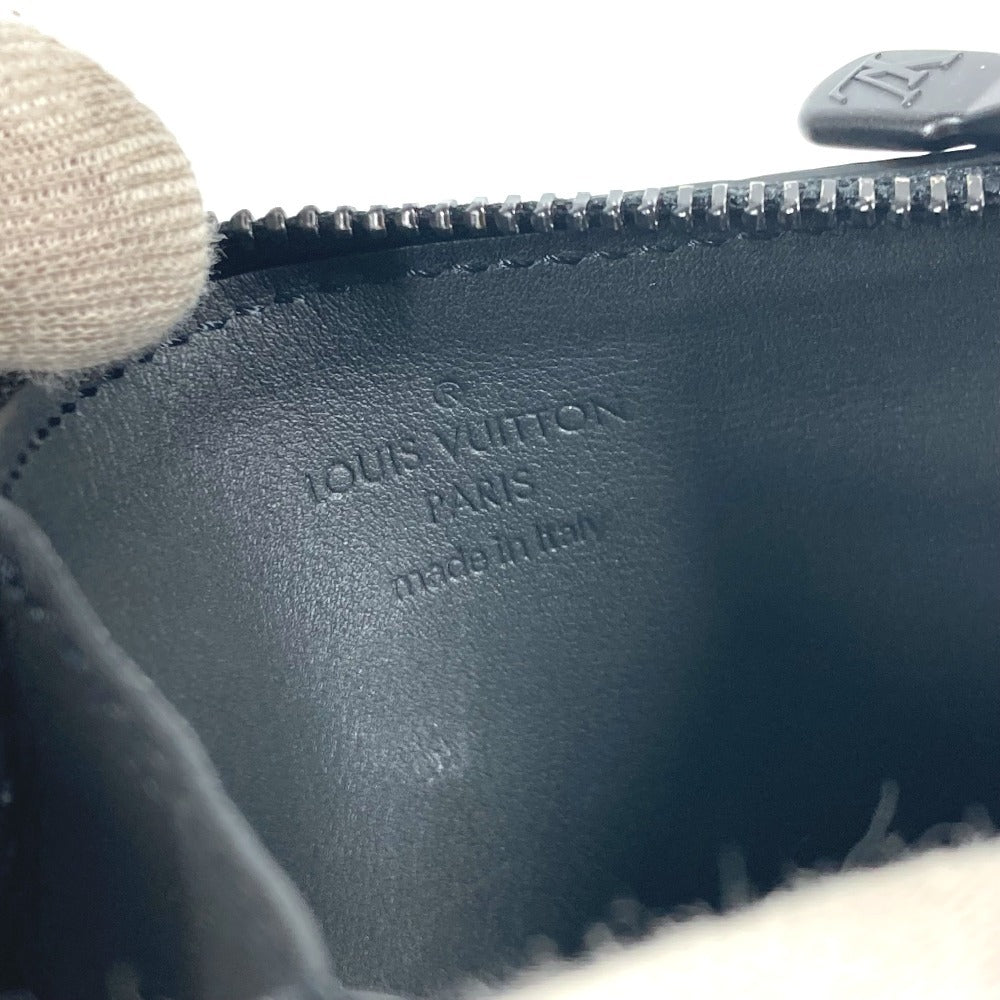 LOUIS VUITTON M82245 モノグラムシャドウ コンパクトコインカードホルダー 財布 小銭入れ フラグメントケース コインケース レザー ユニセックス ブラック - brandshop-reference