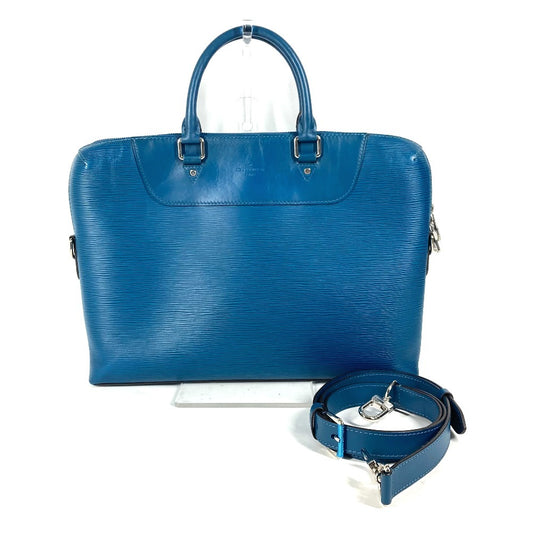 LOUIS VUITTON M50165 エピ ポルト ドキュマン ジュール PDJ 2WAYバッグ 書類バッグ ブリーフケース ハンドバッグ カバン ビジネスバッグ エピレザー メンズ ブルーセレスト ブルー