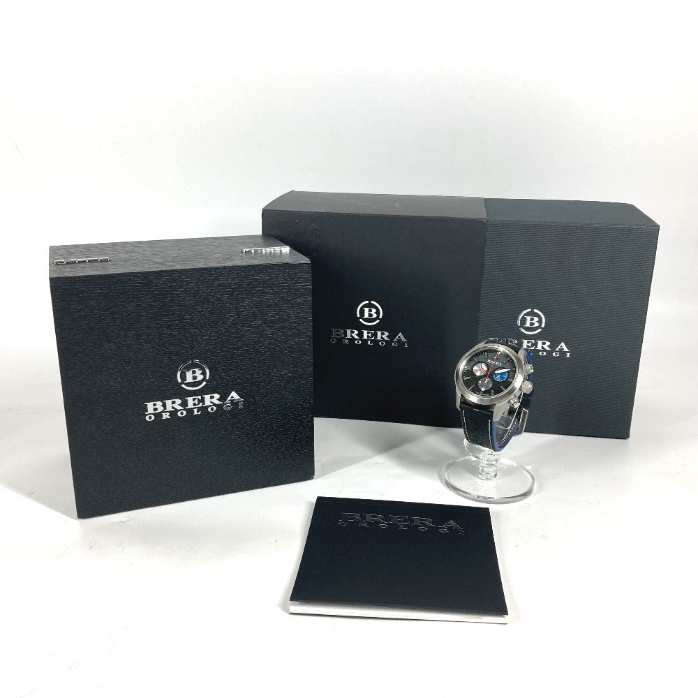 BRERA OROLOGI BRET3C4301 エテルノ クロノ Eterno Chrono メンズ腕時計 ウォッチ 腕時計 SS メンズ ブラック