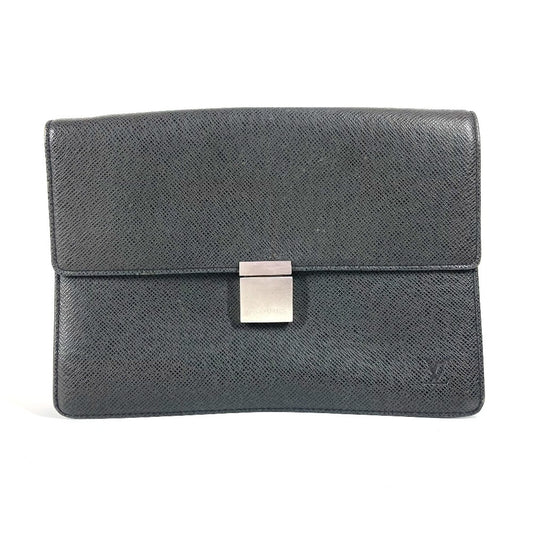 LOUIS VUITTON M30782 タイガ セレンガ カバン クラッチバッグ ストラップ付 セカンドバッグ タイガレザー メンズ アルドワーズ ブラック - brandshop-reference