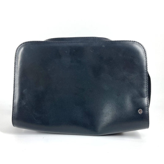 CARTIER マストライン ロゴ カバン クラッチバッグ ポーチ ストラップ付 セカンドバッグ レザー メンズ ブラック - brandshop-reference