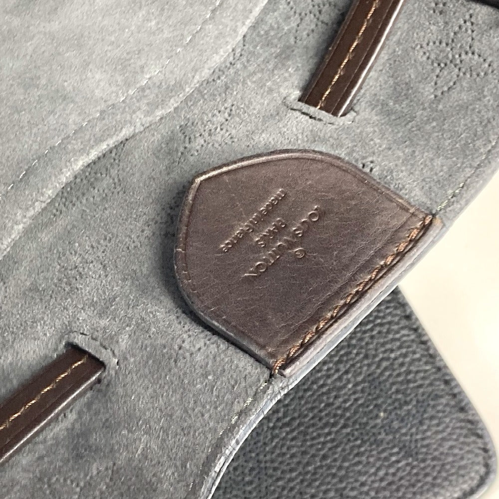 LOUIS VUITTON M54402 Monogram Mahina Girolata Bag, 2-Way Shoulder Bag, Drawstring Handbag, Tote Bag, Monogram Mahina Leather, Women's, Noir Black