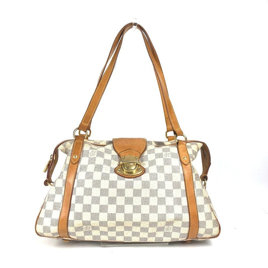LOUIS VUITTON N42220 ダミエアズール ストレーザーPM 肩掛け カバン トートバッグ ショルダーバッグ ダミエアズールキャンバス レディース ホワイト - brandshop-reference