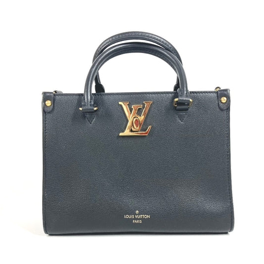 LOUIS VUITTON M22311 Lock & Go Bags 2WAY Bags Shoulder Bag Crossbody Tote Bag Hand Bag Leather Noir Black Used