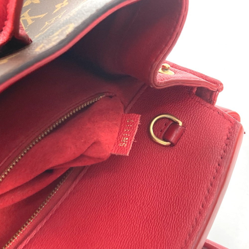 Louis Vuitton M42270 Monogram Florine Bag 2way Beg Banter Bego Tote Bag Beg Monogram Monogram Kanvas Wanita Merah