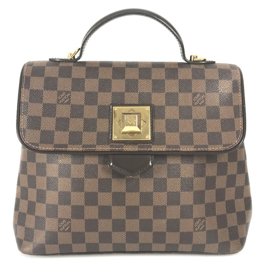 LOUIS VUITTON N41168 ダミエ ベルガモMM カバン 肩掛け ショルダーバッグ ハンドバッグ ダミエキャンバス レディース エベヌ ブラウン - brandshop-reference