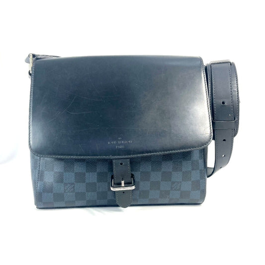 LOUIS VUITTON N41587 ダミエコバルト ニューポート メッセンジャーPM ポシェット 斜め掛け カバン ショルダーバッグ ダミエコバルトキャンバス ユニセックス ネイビー