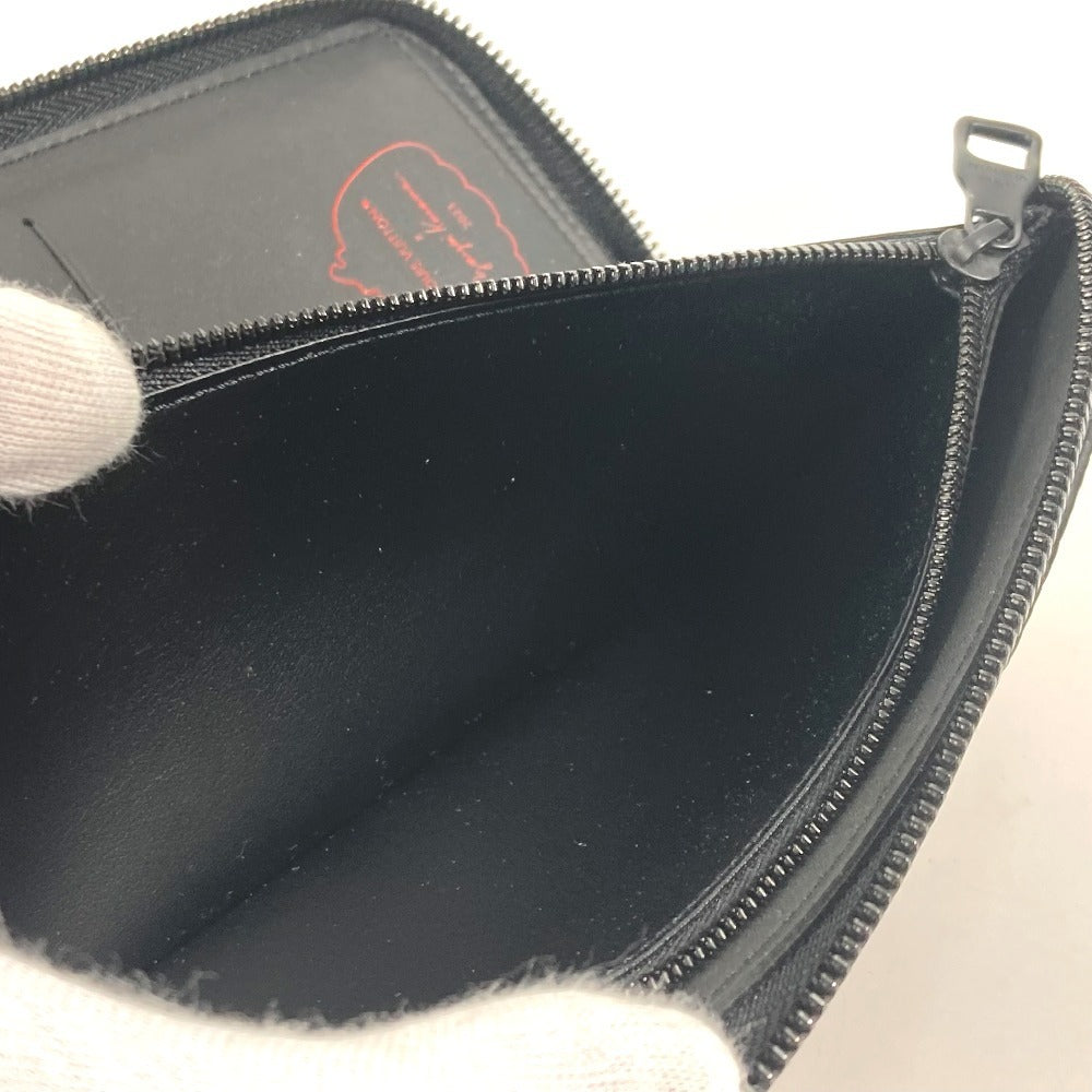 LOUIS VUITTON M81904 モノグラムアンプラント ジッピーウォレット・ヴェルティカル LV×YK 草間弥生 長財布 モノグラムアンプラントレザー ユニセックス ノワール レッド - brandshop-reference