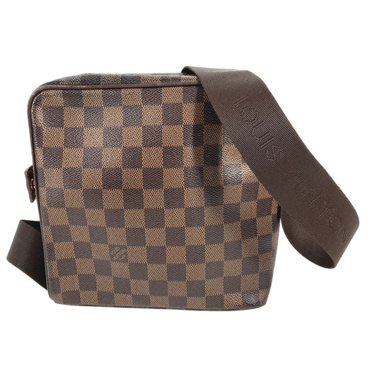 LOUIS VUITTON N41442 ダミエ オラフPM オラフ PM 斜め掛けバッグ カバン ポシェット ショルダーバッグ ダミエキャンバス ユニセックス エベヌ ブラウン
