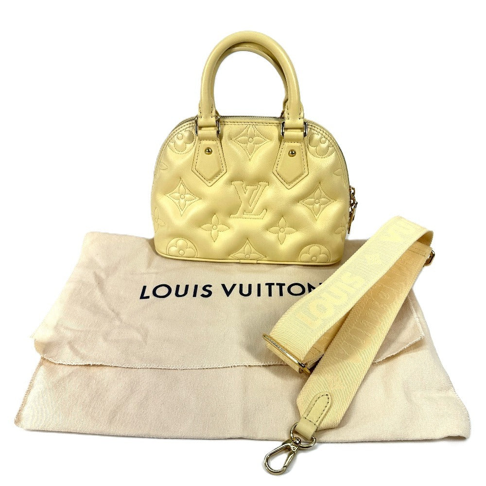 LOUIS VUITTON M59821 ソフト バブルグラム アルマ・ソフトBB カバン 2WAYバッグ 斜め掛け ハンドバッグ ショルダーバッグ レザー レディース バナナ イエロー - brandshop-reference