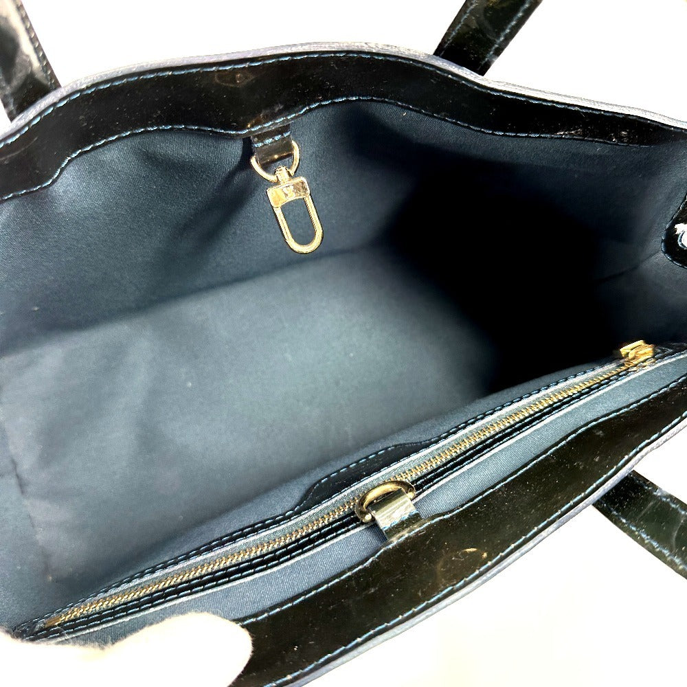 LOUIS VUITTON M93684 モノグラムヴェルニ ウィルシャーPM カバン トートバッグ ハンドバッグ モノグラムヴェルニ レディース ブルーニュイ グリーン