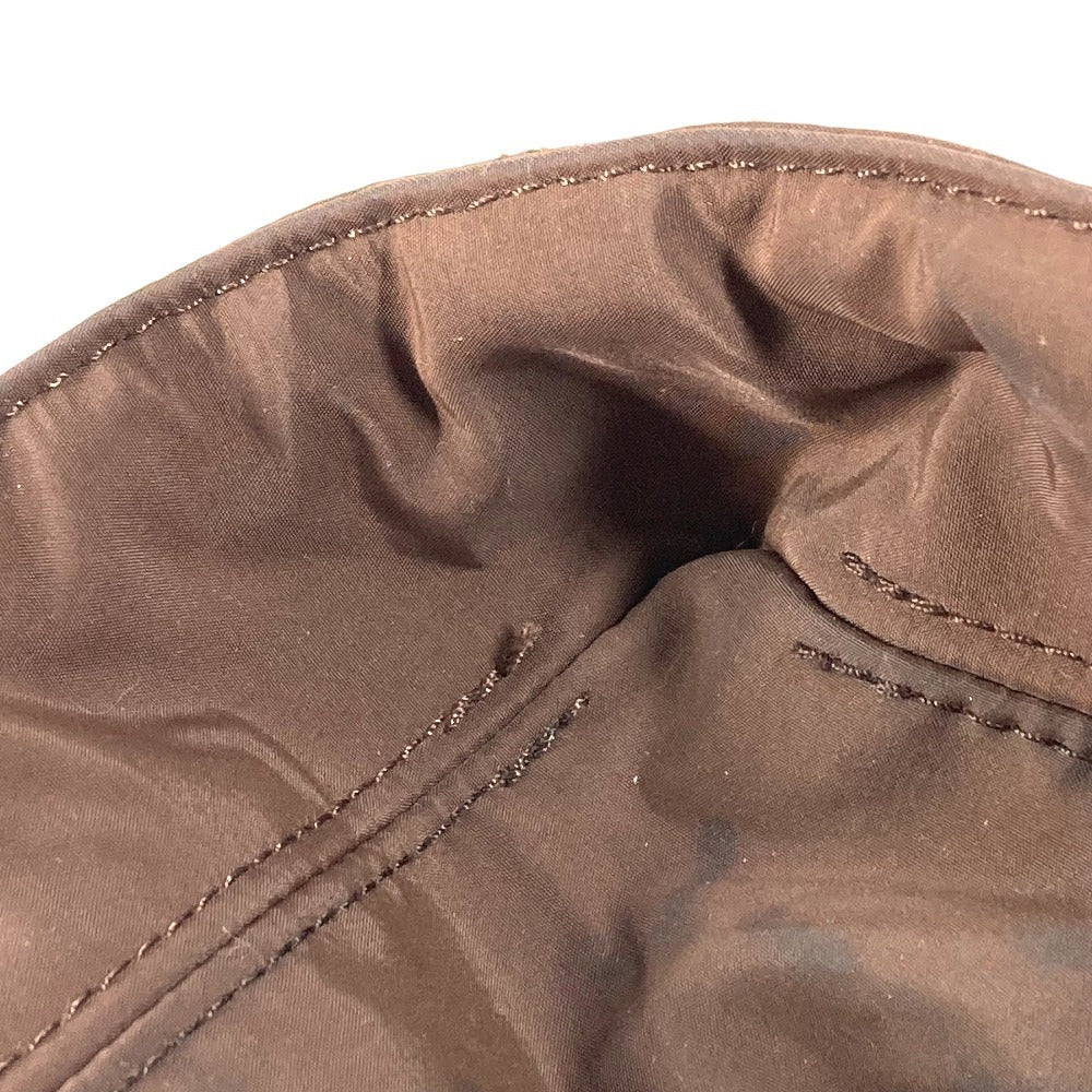 HERMES Acapulco MM Tote Bag, Nylon Handbag, Unisex, Brown