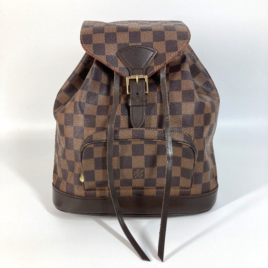 LOUIS VUITTON N51143 ダミエ モンスリMM SPオーダー バックパック カバン リュックサック ダミエキャンバス ユニセックス エベヌ ブラウン - brandshop-reference