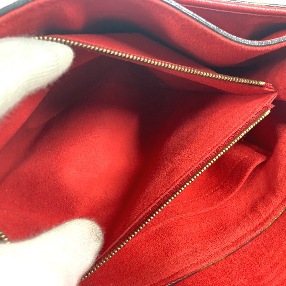 LOUIS VUITTON M41201 モノグラム パラスチェーン カバン Wチェーン 斜め掛け フラップ ショルダーバッグ モノグラムキャンバス レディース レッド - brandshop-reference