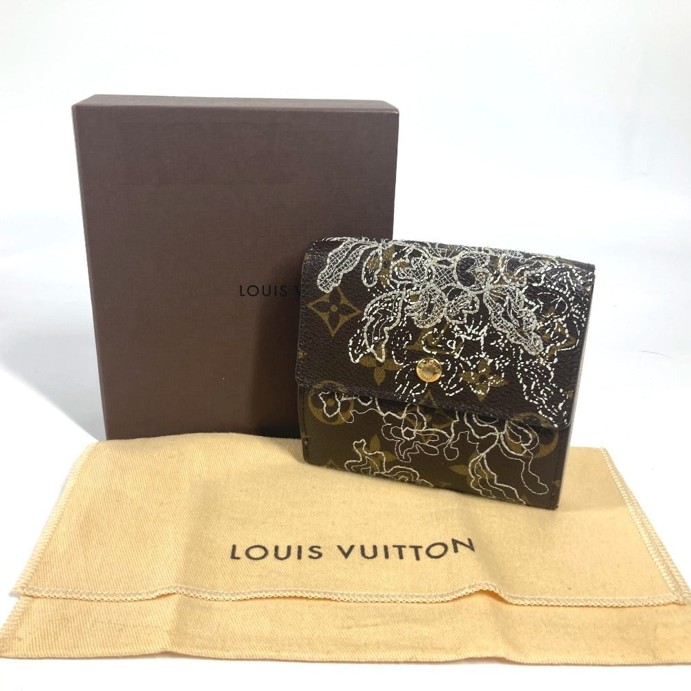 LOUIS VUITTON M95396 モノグラムダンティエル ポルトフォイユ エリーズ コンパクトウォレット 3つ折り財布 モノグラムキャンバス ユニセックス ブラウン