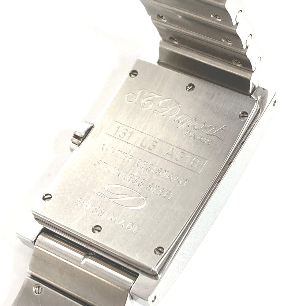 STDupont 131 L3 AG18 Geometry Men's Watch, Stainless Steel, Silver