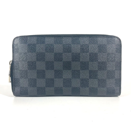 LOUIS VUITTON N63077 ダミエグラフィット ジッピー オーガナイザー ロングウォレット ラウンドファスナー 長財布 ダミエグラフィットキャンバス ユニセックス ブラック - brandshop-reference